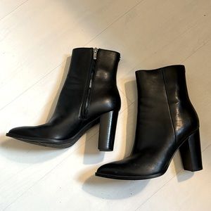 Like new midi black boots. 3” heel.